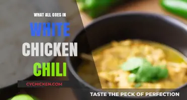 Ingredients Unveiled: Crafting the Perfect White Chicken Chili Recipe