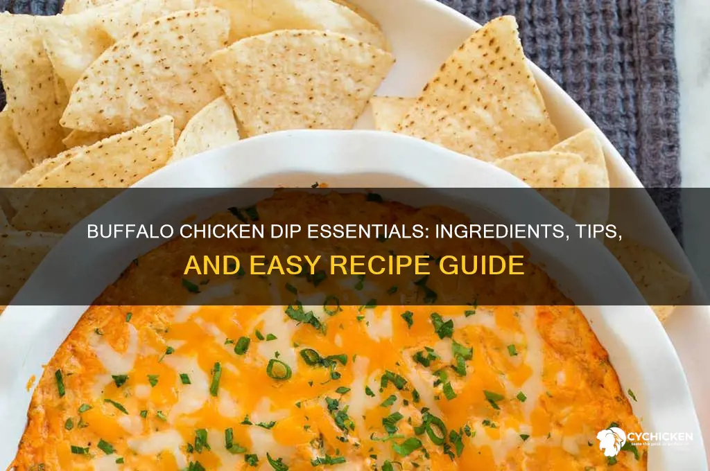 what all you need for buffalo chicken dip
