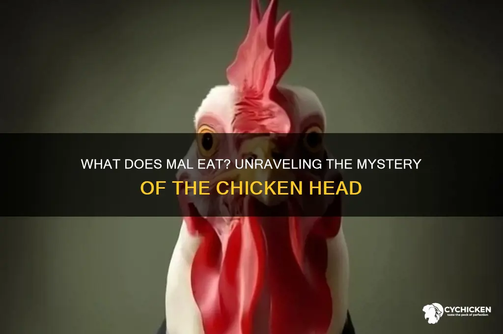 what and mal only eays the chicken head