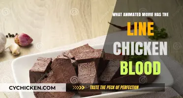 Uncovering the Animated Film Featuring the Mysterious 'Chicken Blood' Line