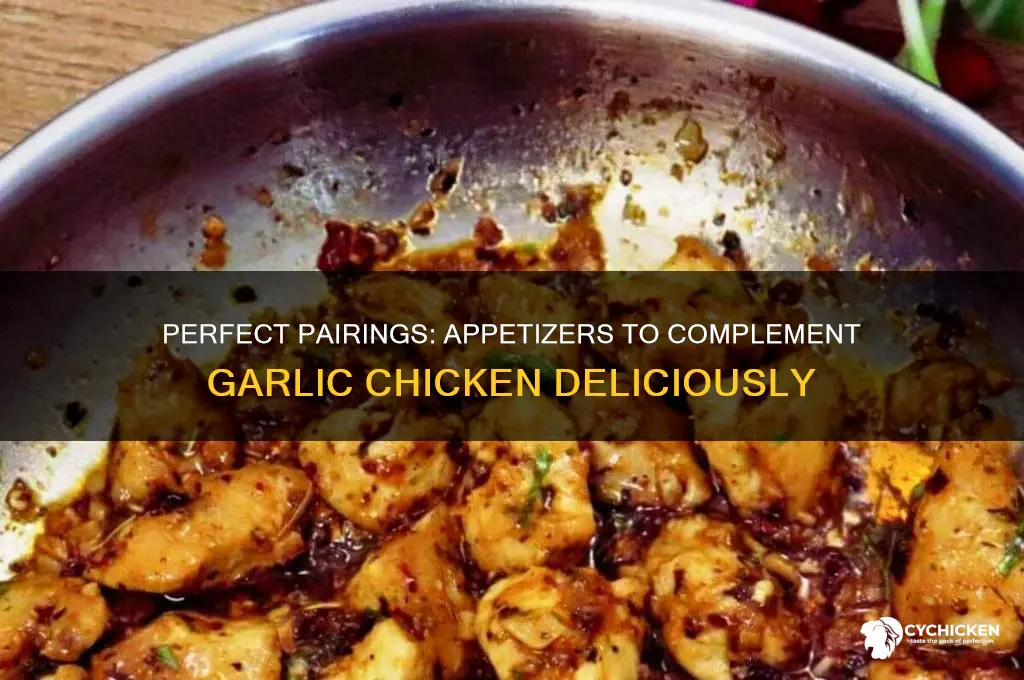 what appetizers would go with garlic chicken