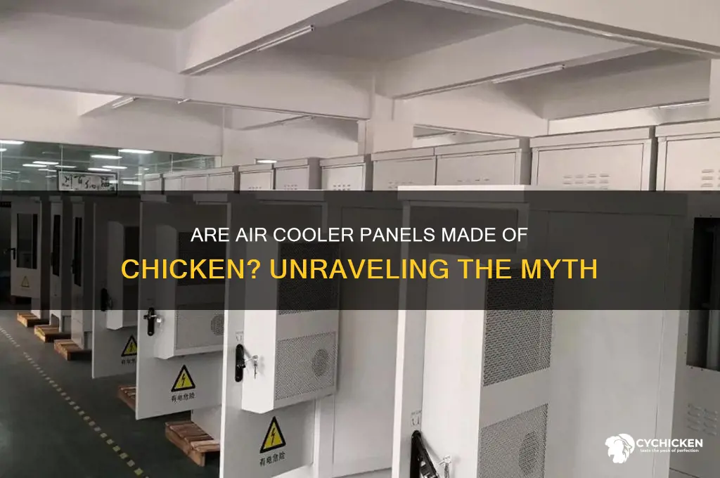 what are air cooler panels made of chicken