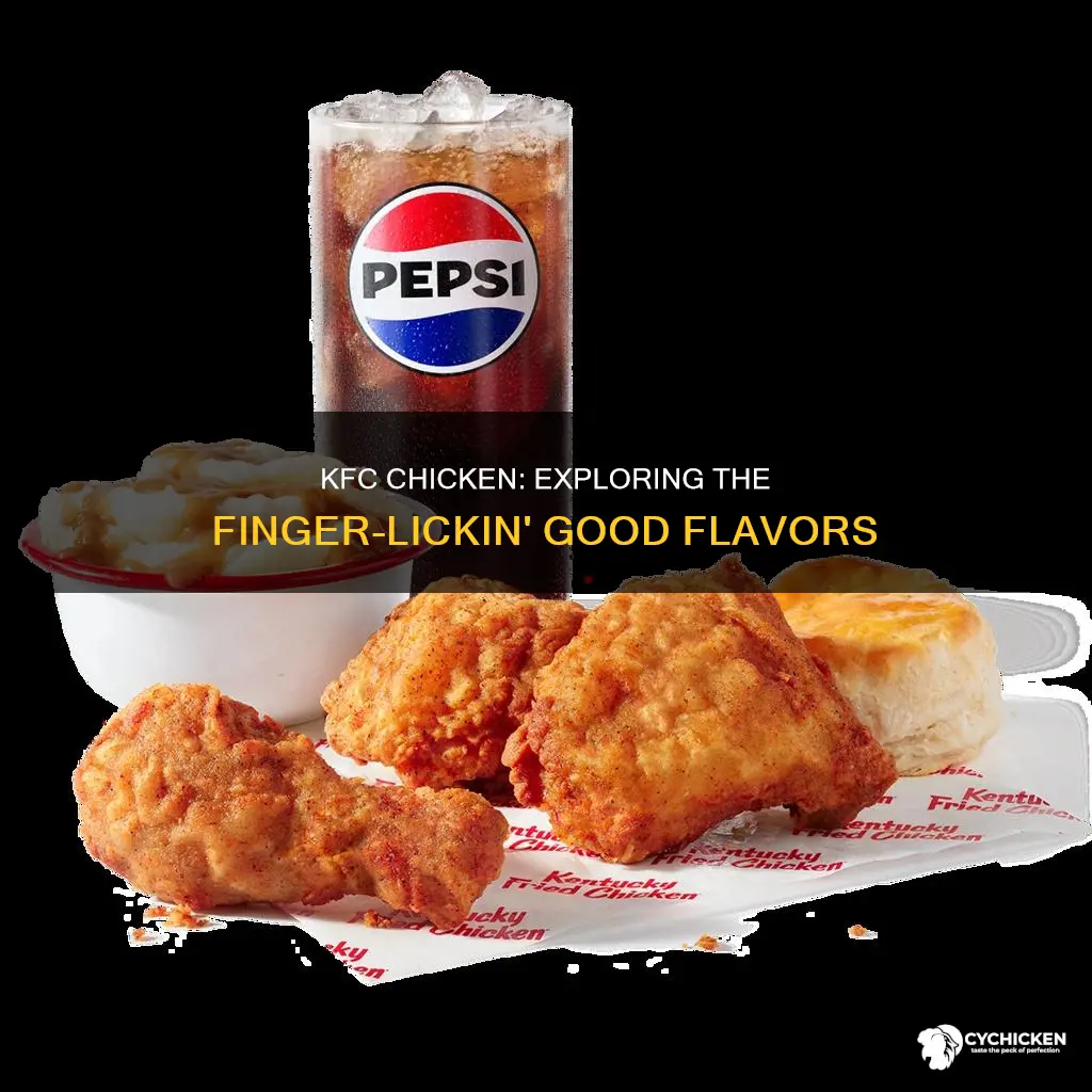 what are all of the flavors of kfc chicken