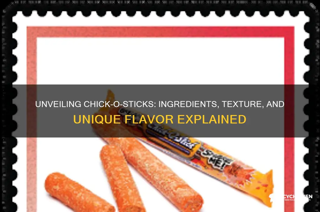 what are chick o sticks made of