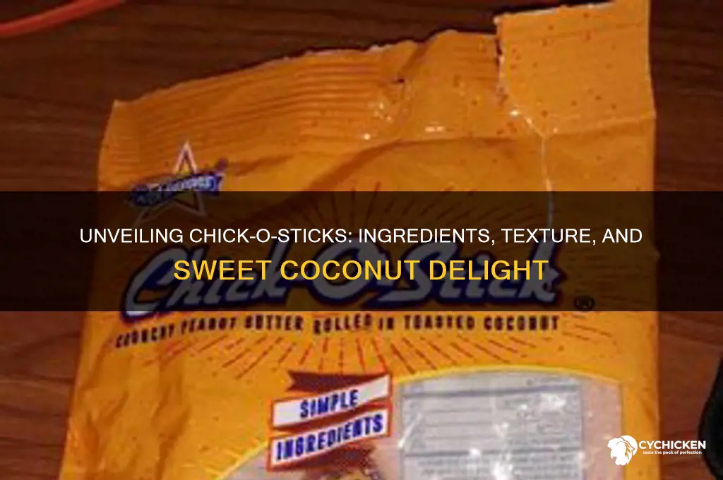 what are chick o sticks made out of