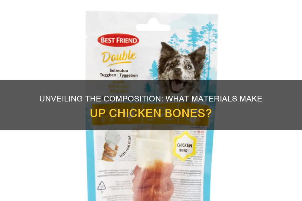 what are chicken bones made out of