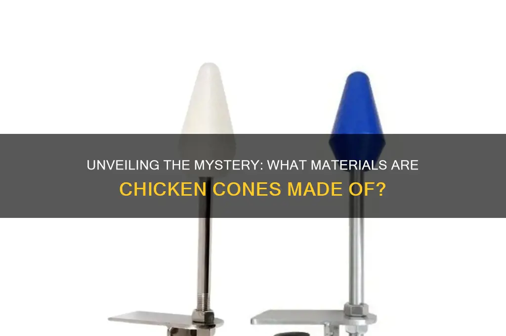 what are chicken cones made out of