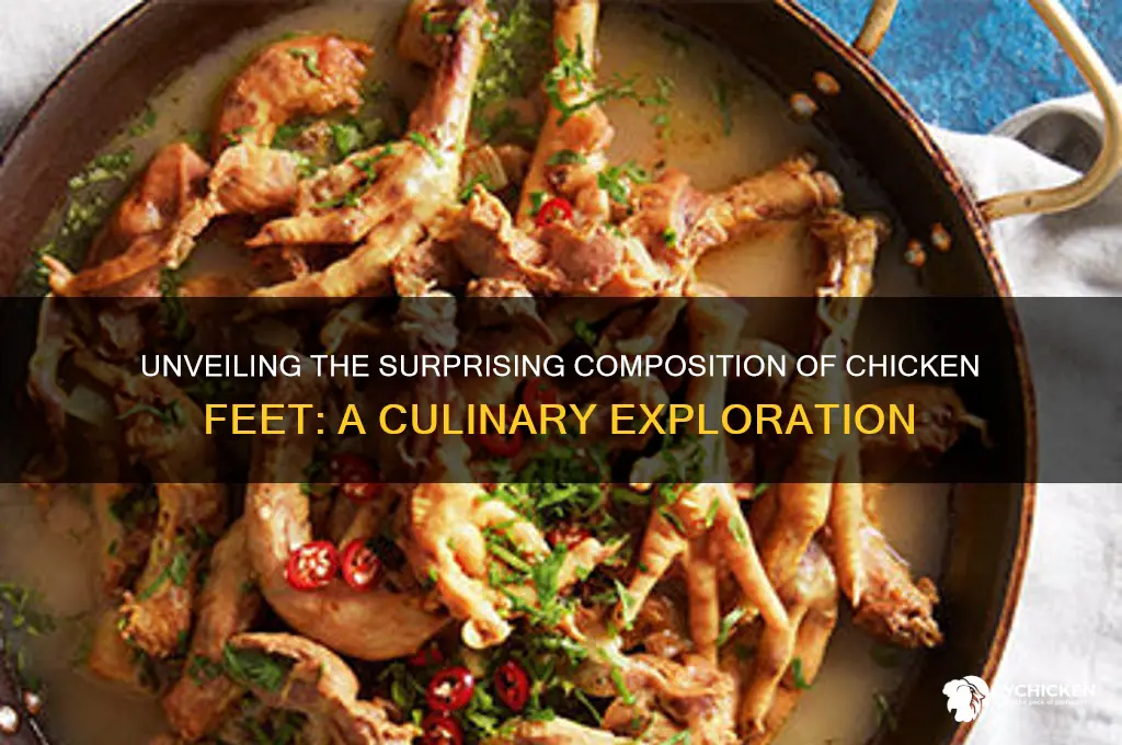 what are chicken feet made out of