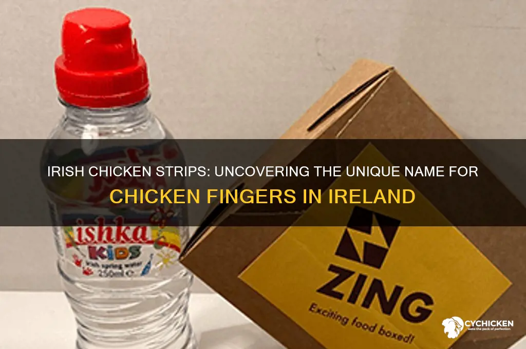 what are chicken fingers called in ireland