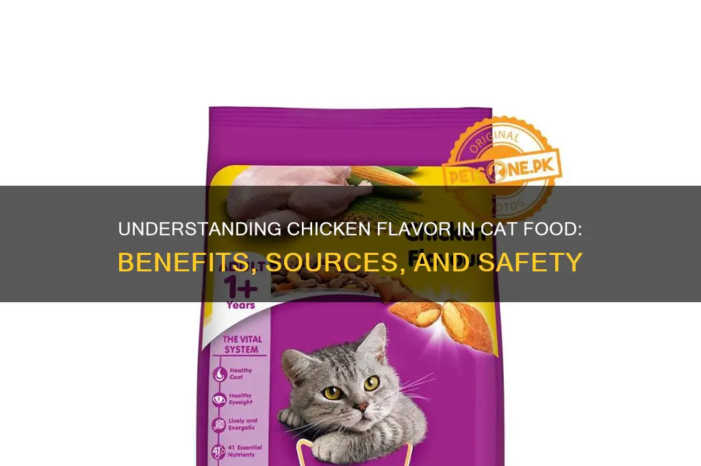 what are chicken flavor in cat food