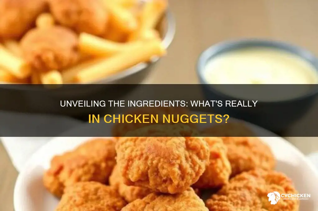 what are chicken nuggest made out of