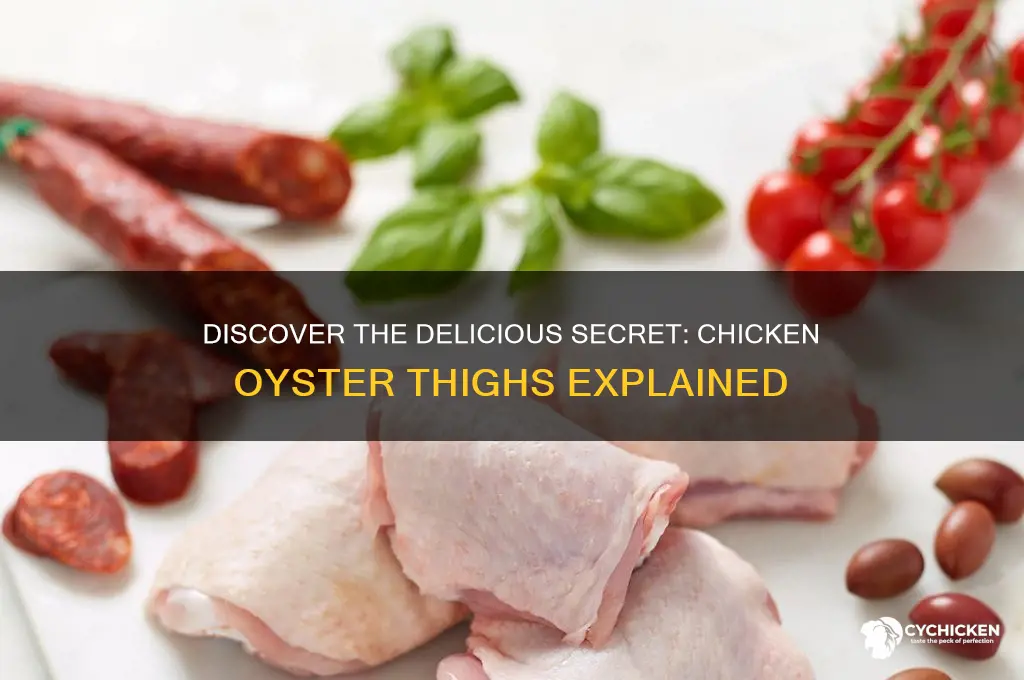 what are chicken oyster thighs