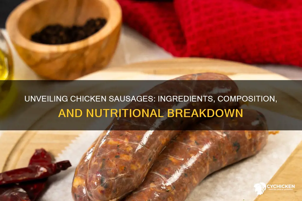 what are chicken sausages made out of