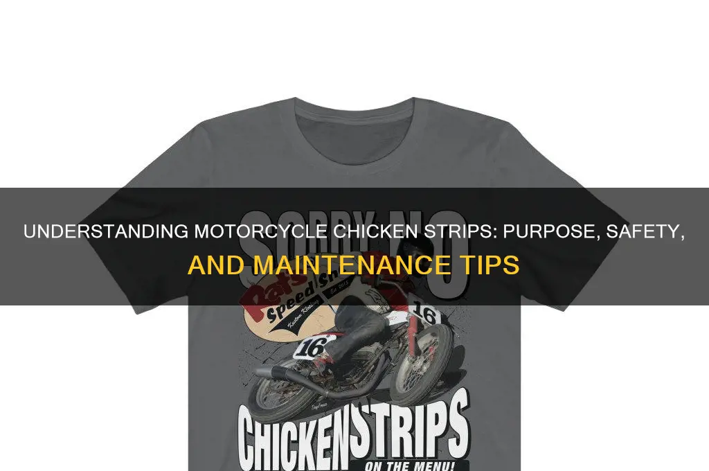 what are chicken strips on a motorcycle