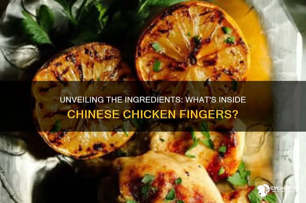 what are chinese chicken fingers made out of