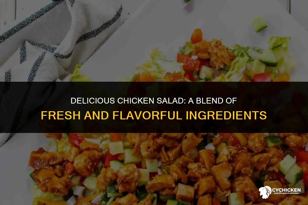 what are common ingredients in chicken salad