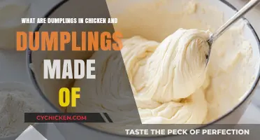 Chicken and Dumplings: What Are Dumplings Made Of?