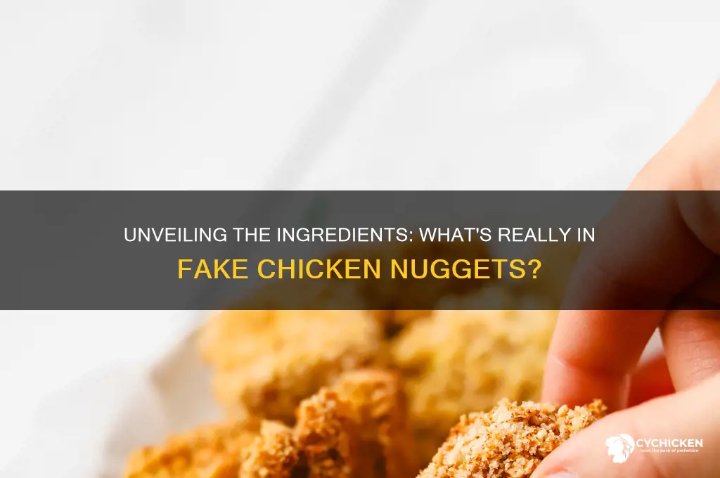 what are fake chicken nuggets made of