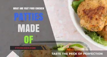 Unveiling the Ingredients in Fast Food Chicken Patties: A Detailed Look