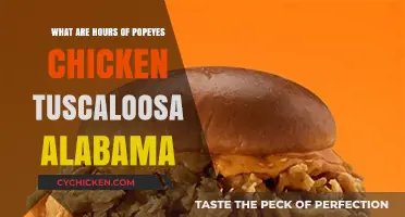 Popeyes Chicken Tuscaloosa Hours: Your Guide to Fried Chicken Cravings