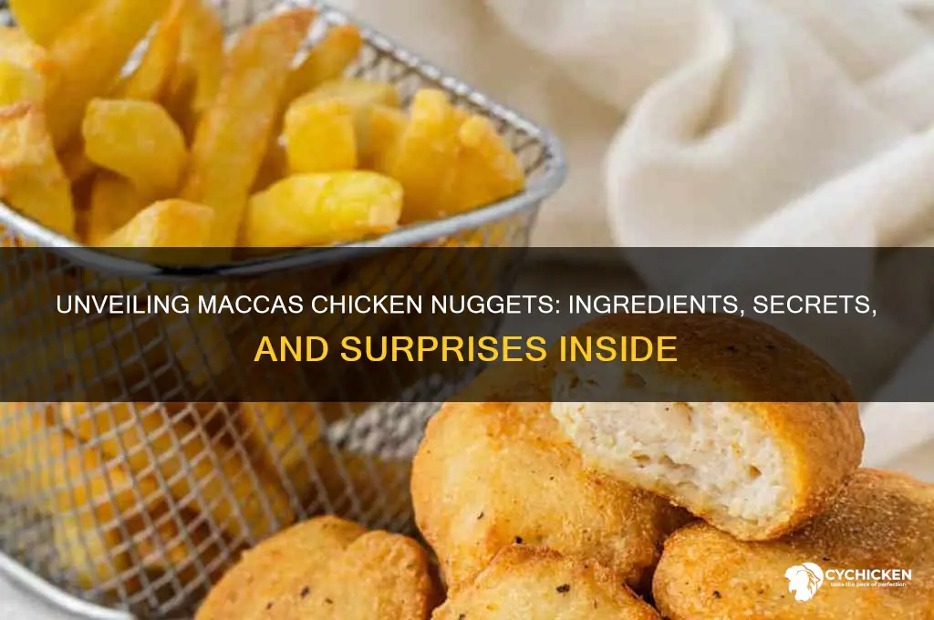 what are in maccas chicken nuggets