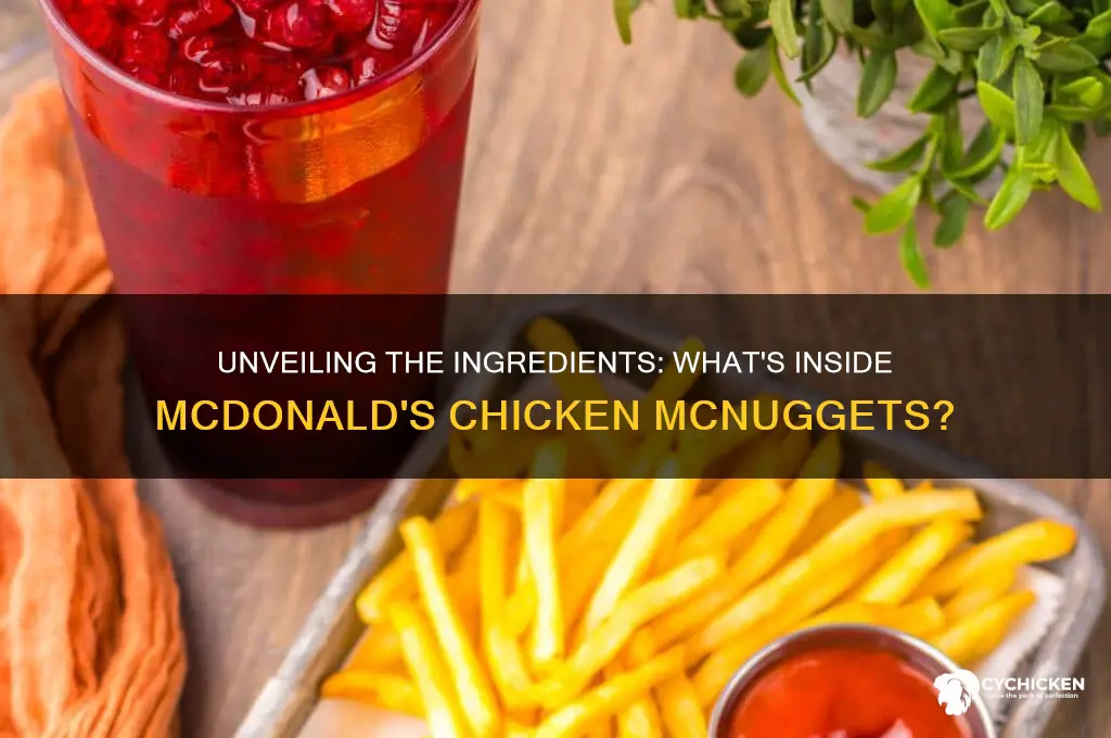 what are mcd chicken nuggets made of