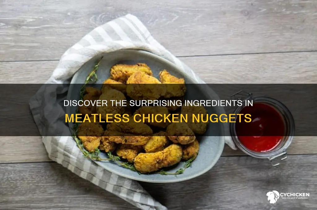 what are meatless chicken nuggets made of