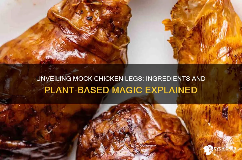 what are mock chicken legs made of
