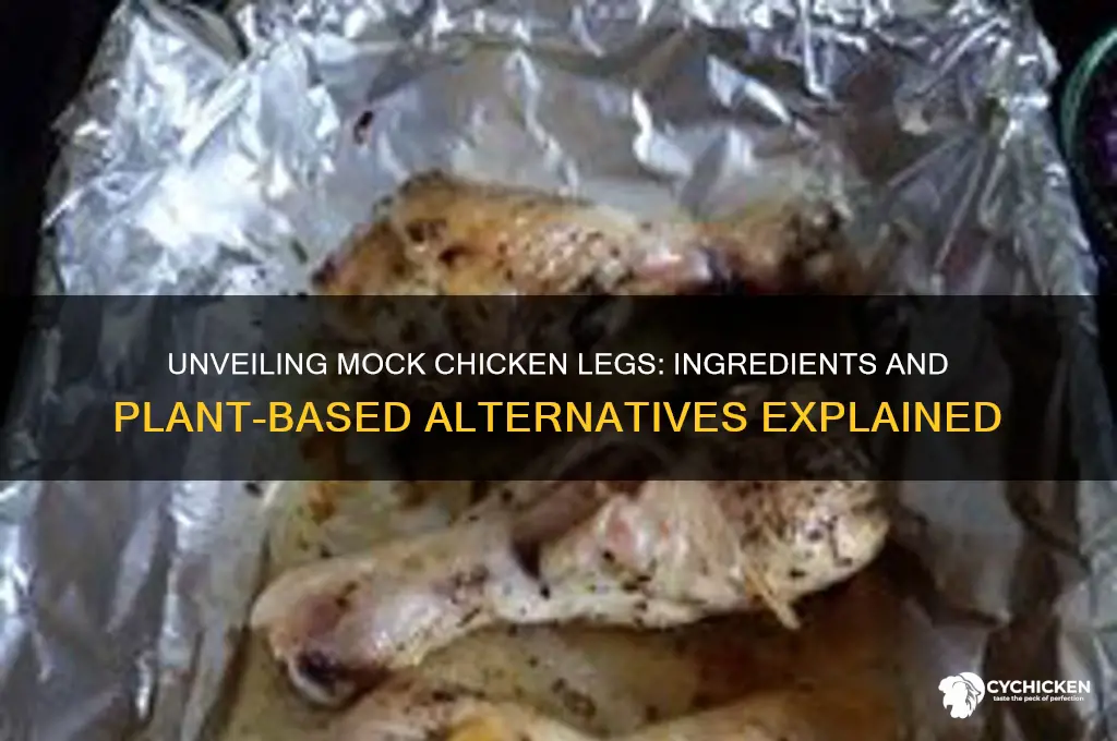 what are mock chicken legs made out of