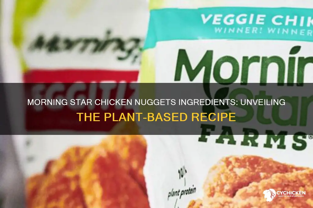 what are morning star chicken nuggets made of