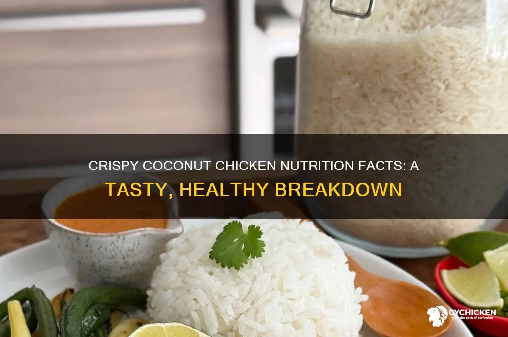 what are nutriion facts for crispy coconut chicken