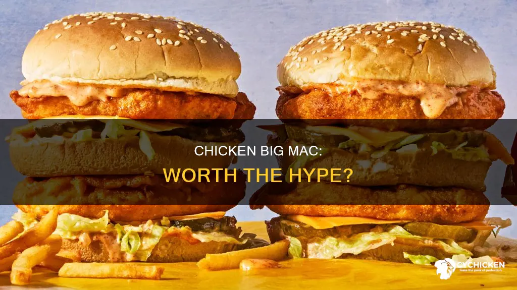 what are people saying about the chicken big mac