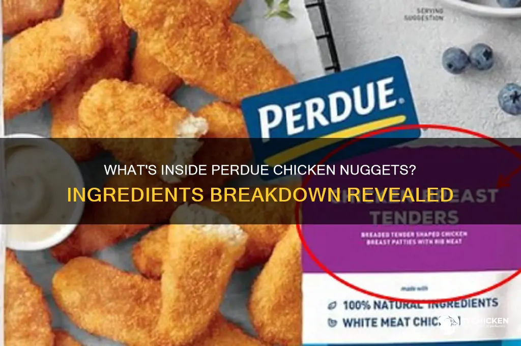 what are perdue chicken nuggets made of
