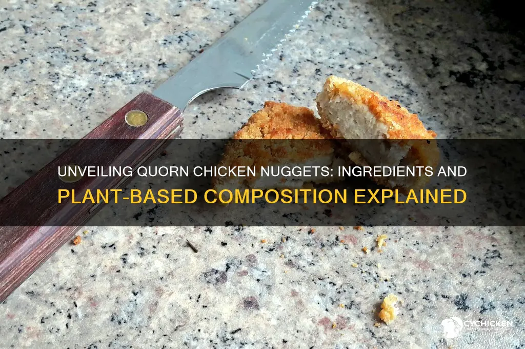 what are quorn chicken nuggets made of