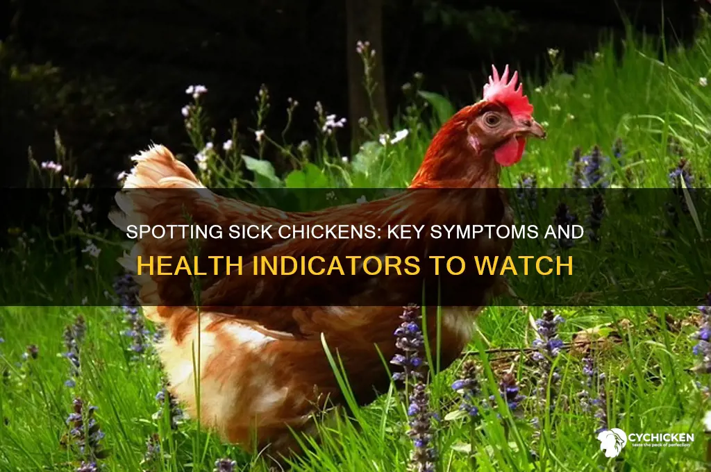 what are signs of a sick chicken
