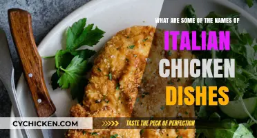 Explore the Flavors of Italy: Chicken Dish Names