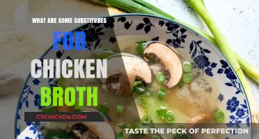 Exploring Flavorful Alternatives: Substitutes for Chicken Broth