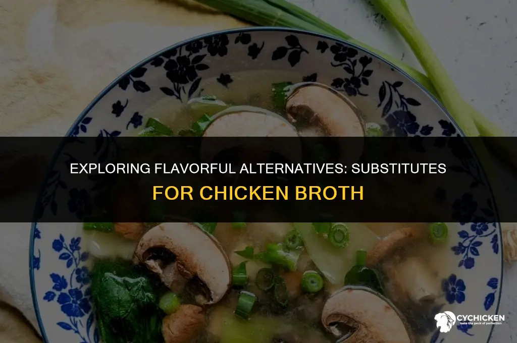 what are some substitudes for chicken broth