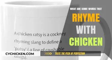 Clucking Rhymes: Words That Perfectly Pair with Chicken in Verse
