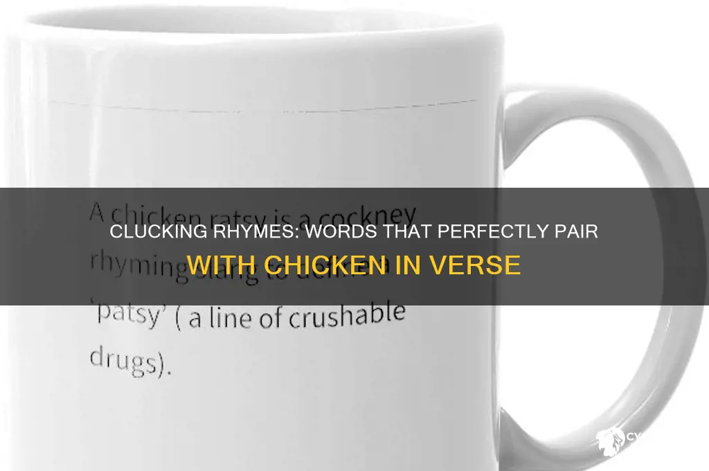 what are some words that rhyme with chicken