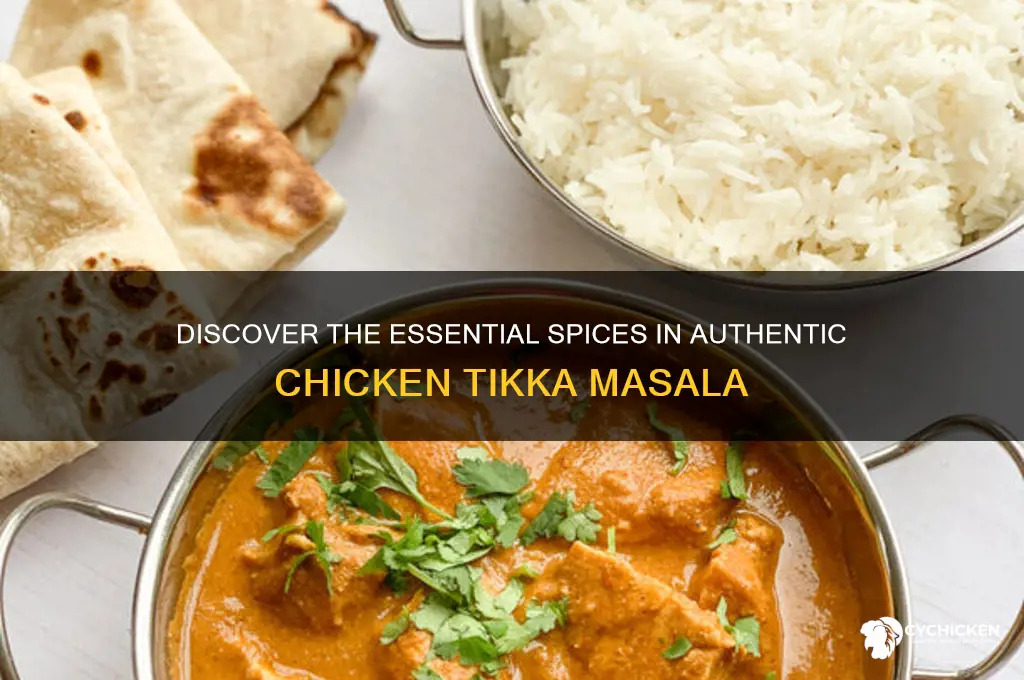 what are te spices in chicken tikka masala