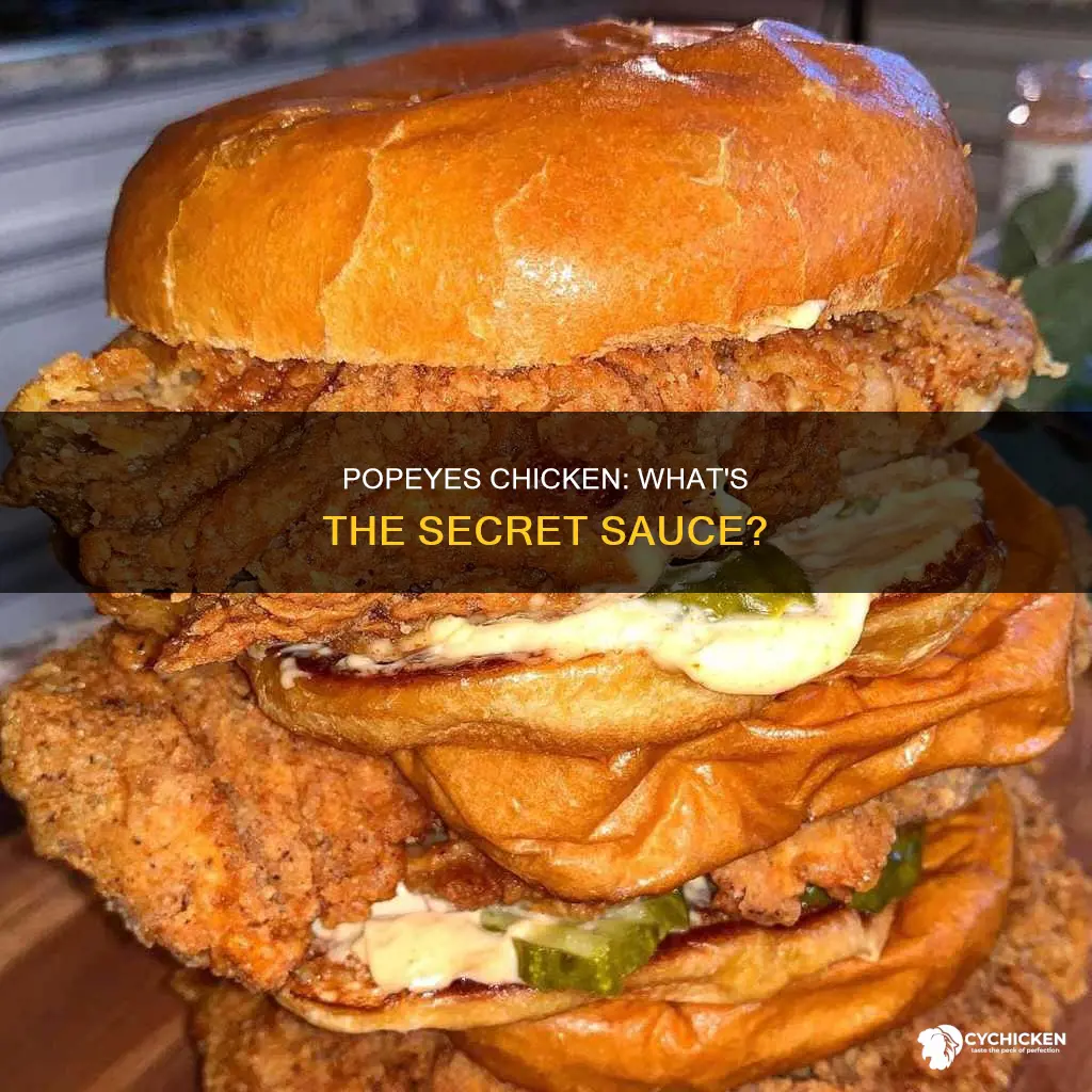 what are th ey dipping the popeyes chicken in