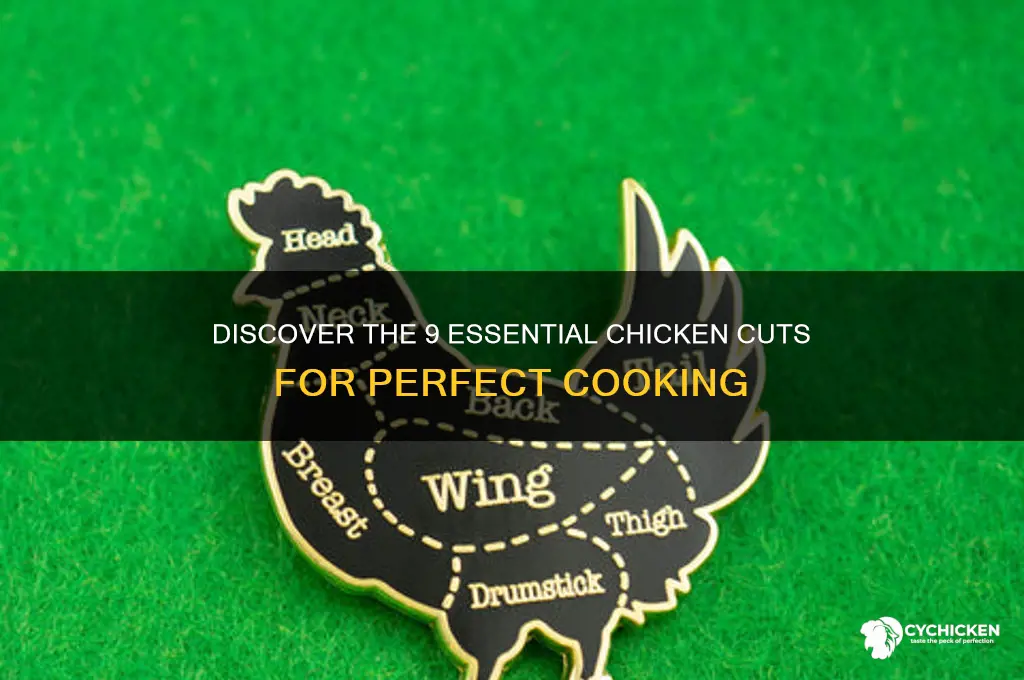 what are the 9 cuts of chicken