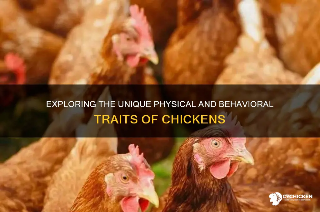 what are the characteristics of a chicken