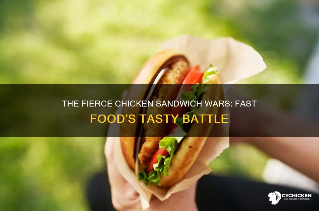 what are the chicken sandwich wars