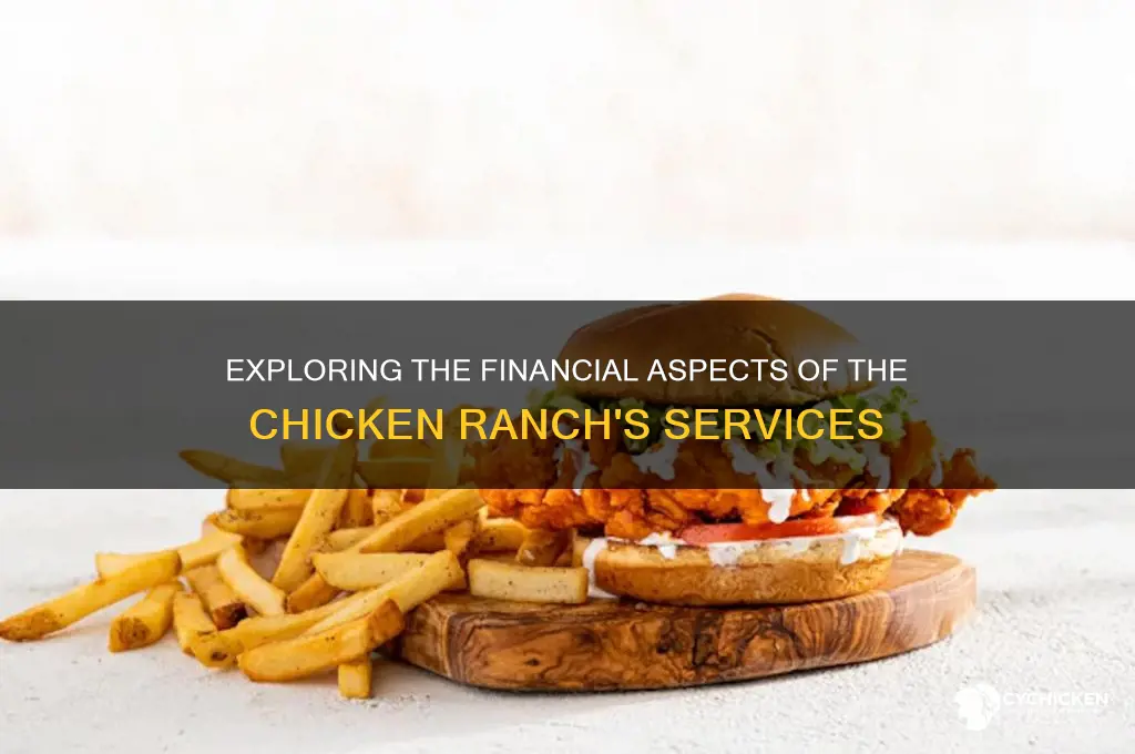 what are the costs at the chicken ranch