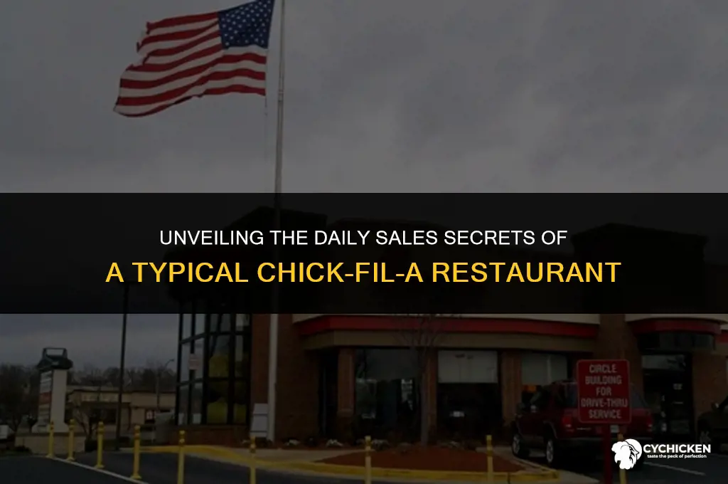 what are the daily sales of an average chick-fil-a