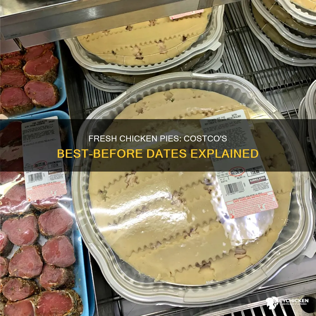what are the dates on chicken pies at cosco
