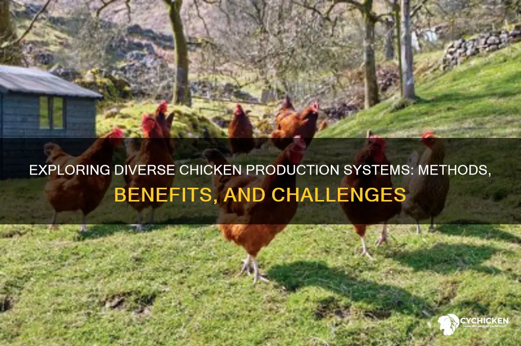 what are the different systems of chicken production