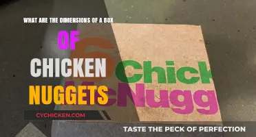 Unveiling the Standard Dimensions of a Chicken Nuggets Box